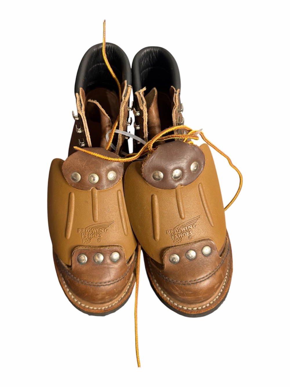 Women’s RedWing steel toe brown Leather Lace-Up Work Boots sz 7.5 or men’s 5
